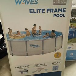Brand New 14ftx42in Frame Pool Set - $420