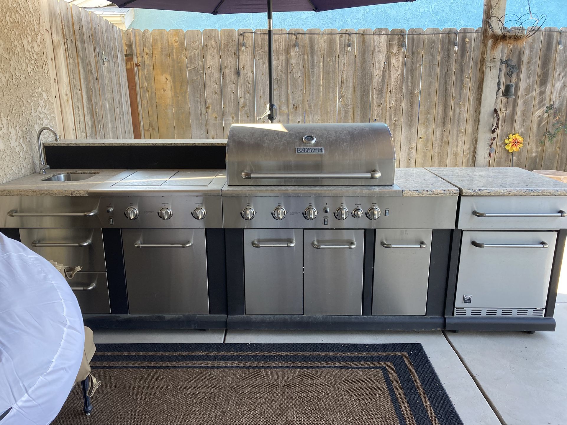 master forge outdoor kitchen and bbq