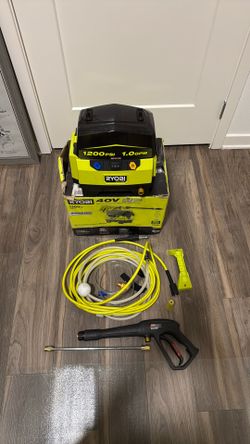 RYOBI 40V 1200 PSI 1.0 GPM Cordless Electric Cold Water Pressure Washer (Tool Only)
