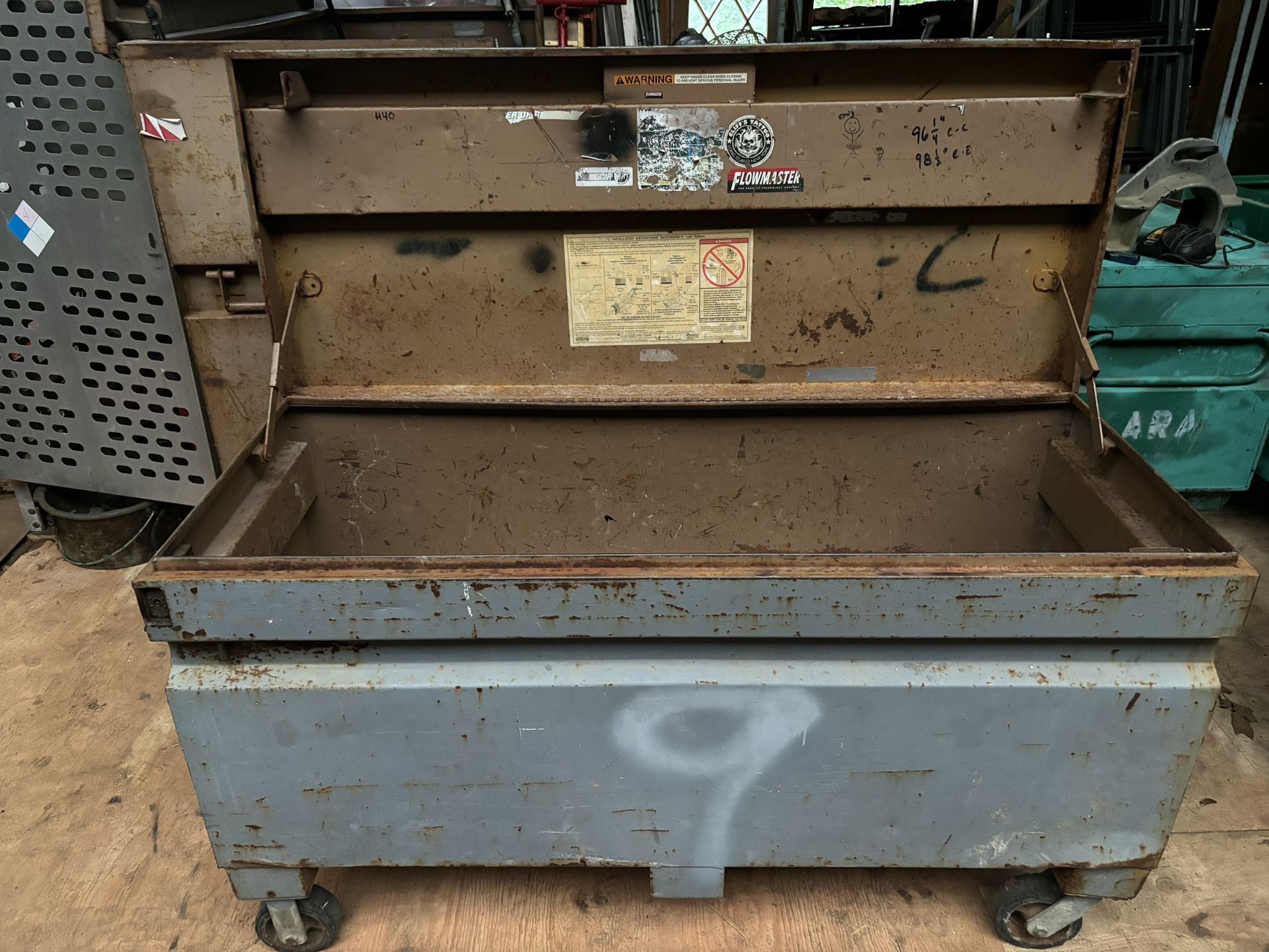 Job Site Box 24” H x 60” L x 24” W