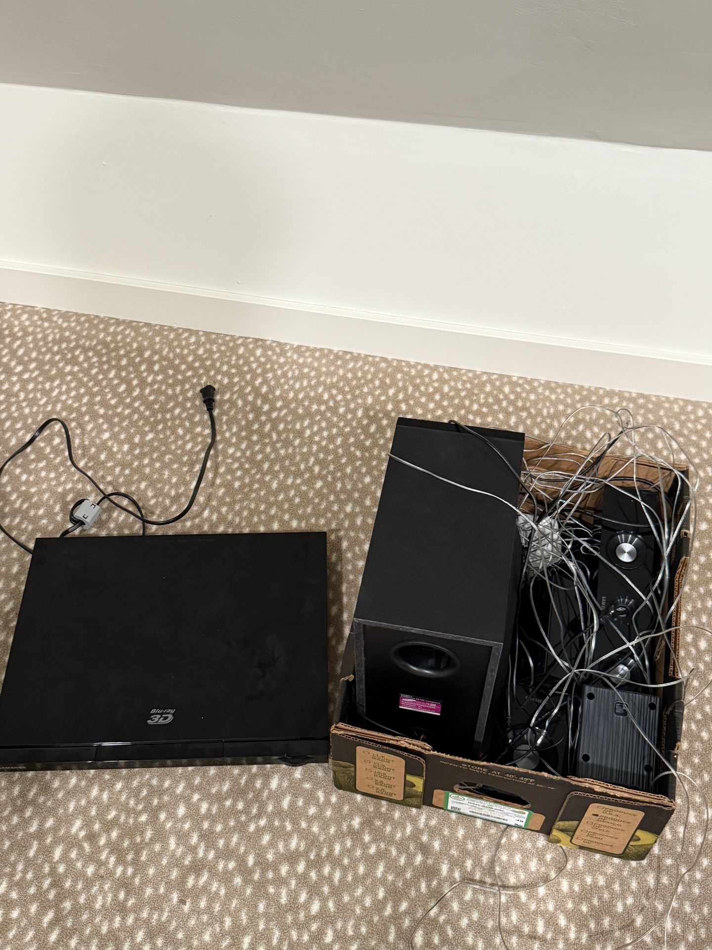 Surround Sound System And Blueray