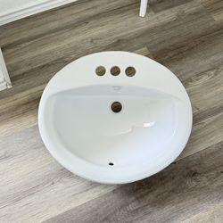 White Sink Fregadero De Ceramica