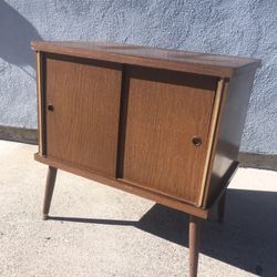 MCM Walnut Album Cabinet 1950’s-1960’s