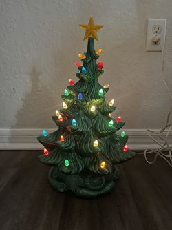 Vintage ceramic Christmas tree