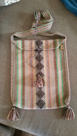 Gorgeous Artesanias MR Pinzon 11"x13" Boho Handbag.