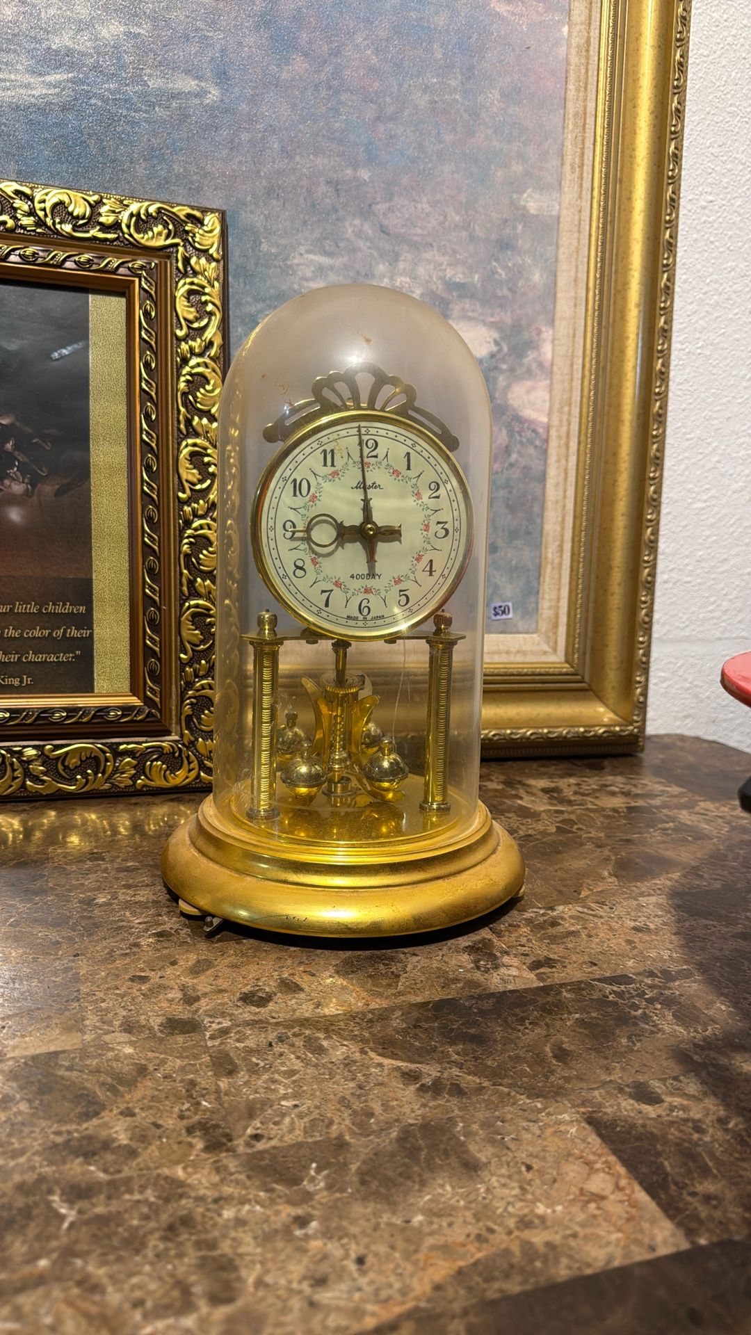 Antique Gold Clock