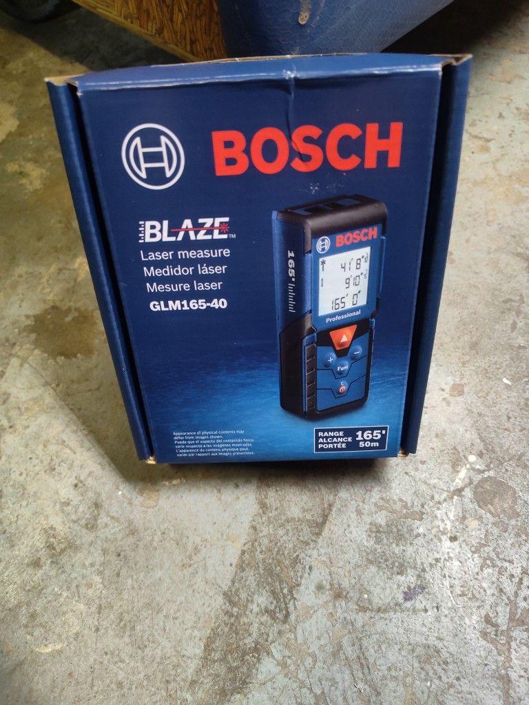 Bosch Blaze Lazer Measure 165 Range