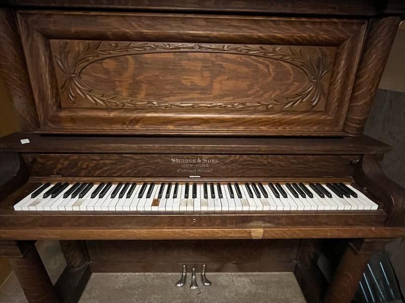 Cabinet Grand Piano - Strauss & Sons