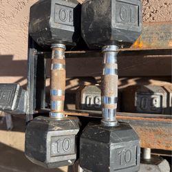10 lbs dumbbells