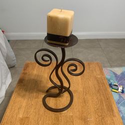 Candle With Holder