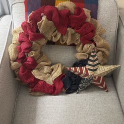 Holiday Hand Made Wreath 