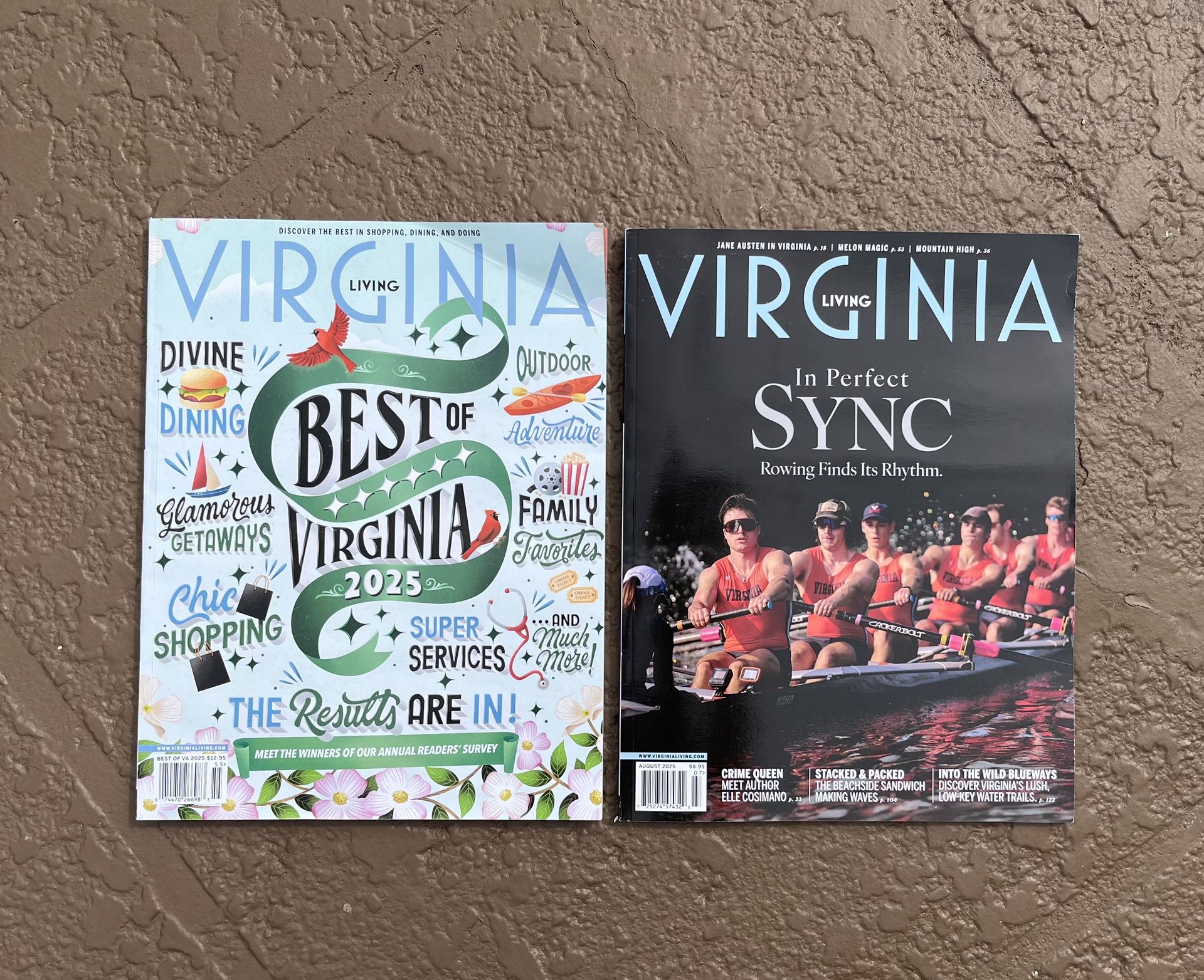 2 Brand new large 2025 Virginia Living magazines