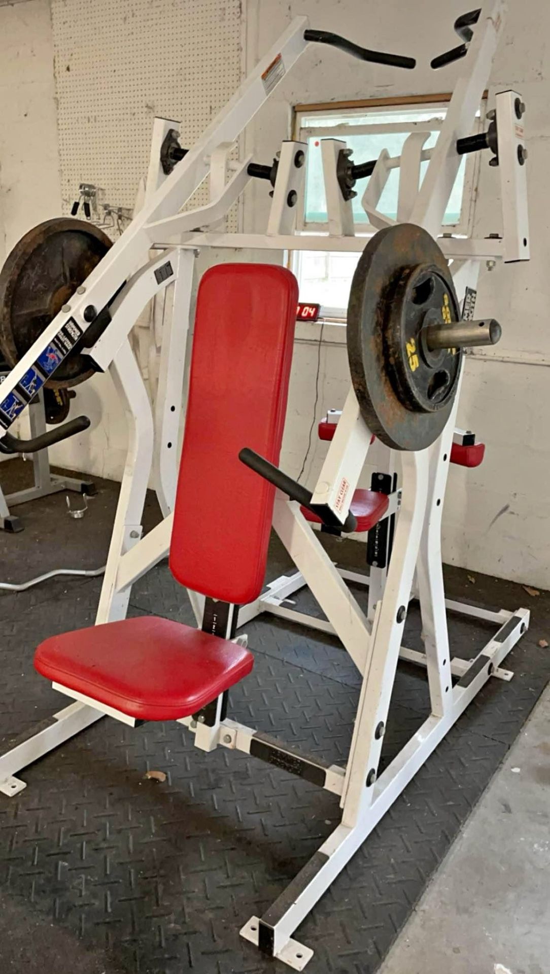 Hammer Strength ISO Lateral Chest Press / Lat Row Combo - Olympic Weight Plate Loaded - Commercial Gym Equipment