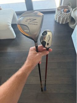 TaylorMade Drive & Callaway 2-Hybrid