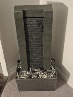 Indoor  Water Fountain with Glass Stones