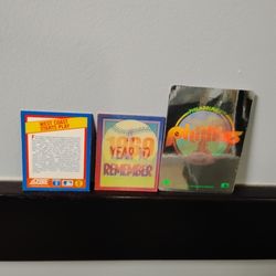 Vintage Hologram Score and a Philadelphia holo sticker upper deck very good condition Collectable Rare