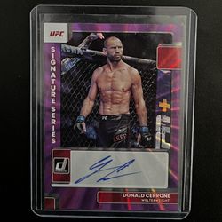 Panini UFC Donald “The Cowboy” Cerrone Auto #’d/15