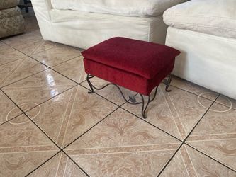 Red velour chest