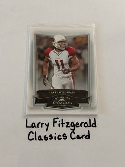 Larry Fitzgerald Arizona Cardinals Hall of Fame WR Classics Card.