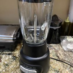 Mainstays Glass Jar 5 Speed Blender with 6-Cup Jar