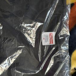 1ex Large  Thermal Authentic Supreme Black Hoodie 