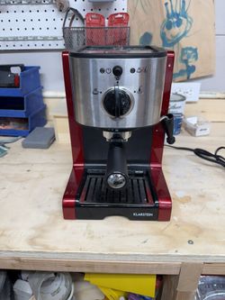 KLARSTEIN Passionata Rossa Espresso & Cappuccino Machine