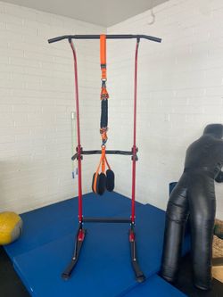 Fitness Pull-Up / Dip Bar + Resistance Foot / Knee Bands