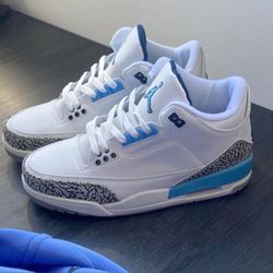Jordan Retro 3 Blue UNC