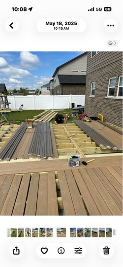 Coconut husk deck boards