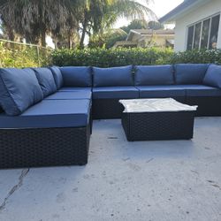 New And Assembled Modular Outdoor Patio Set