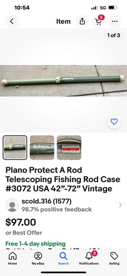 Plano Fishing Rod Holder/transport Hard Case for Sale in Lacey, WA - OfferUp