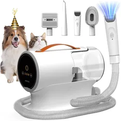 AIRROBO Dog Grooming Vacuum Kit,12000Pa Strong Pet Vacuum for Shedding,Grooming Hai,Quiet,PG100,2L
