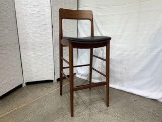 ADRIANO DESIGNS Sleek Modern Wood Barstool