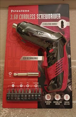 3.6V Cordless Screwdriver by Firestone