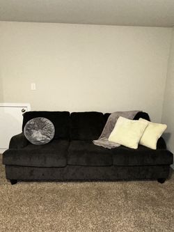 Dark Grey Comfy Couch