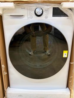 New In Box LG DLHC1455W 24 in. W 4.2 Cu. Ft. Ventless Stackable Compact SMART Electric Dryer in White with Dual Inverter HeatPump Tech MSRP$1699