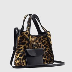 Stella McCartney Printed Logo Embossed Crossbody Tote Bag New Without Tags