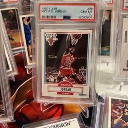 Michael Jordan 1990 Fleer PSA 10 