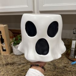 Halloween Ghost Resin Vase 