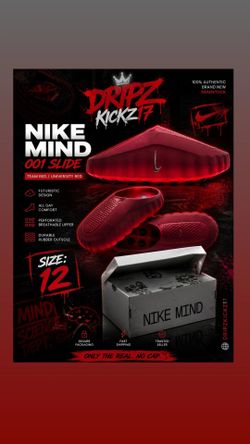 Nike Mind 001 slide  Team Red