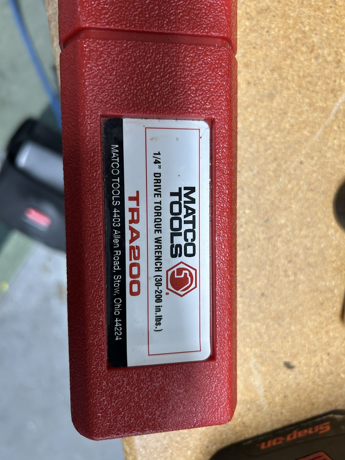 1/4 Torque Wrench Marco Tools