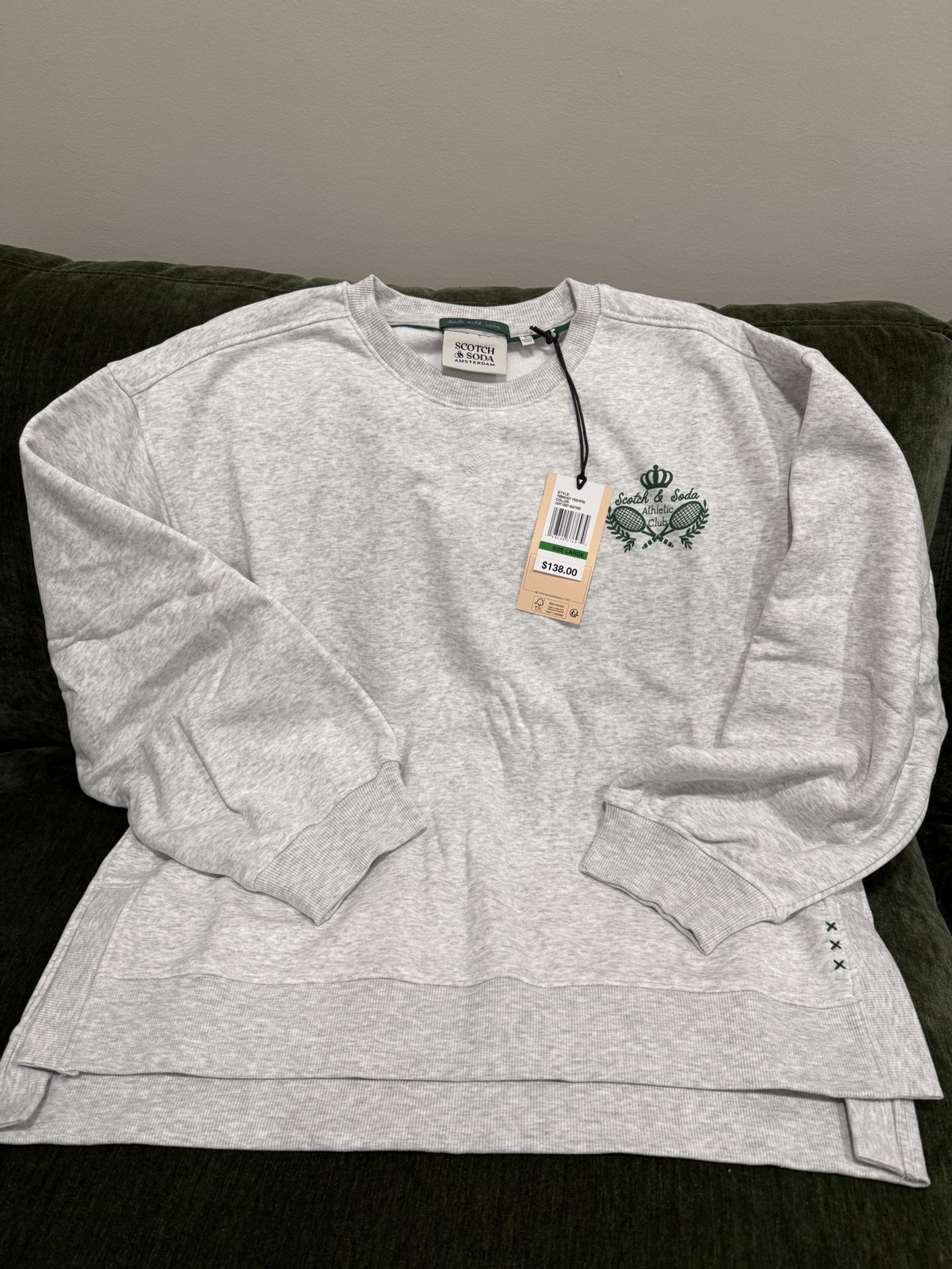 Scotch & Soda Oversize Side Vent Sweatshirt size L