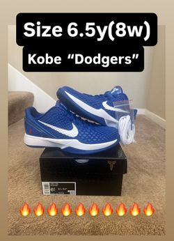 Nike Kobe 6 “Dodgers” Size 6.5y