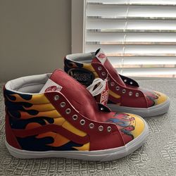 🚨BRAND NEW 🚨 Vans Sk8-Hi Racer Flames 