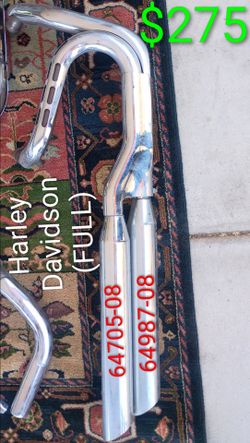 2008-2017 Harley Davidson Dyna Exhaust (FULL) with mufflers