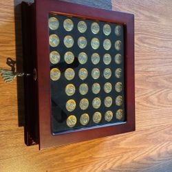 Gold And Platinum Plated Us Presidential Dollars