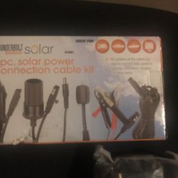 6pc Solar Power Connection Cable Kit