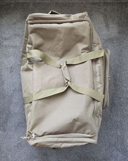 TAA Compliant Monster Deployment Bag – Coyote – 36" Wheeled Military Duffel