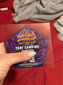 Nocturnal Wonderland 2026 Tent Camping Pass