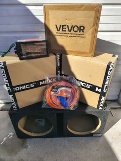 Complete car audio package deal 2 12 amp